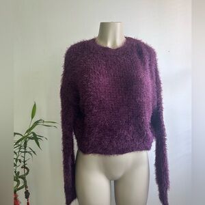 Purple Fuzzy Sweater